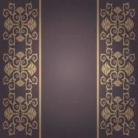 Background vintage ,baroque vector with flowers