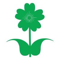 four clover isolated vector design