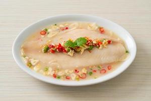 Steamed Fish in Spicy Lemon Sauce photo
