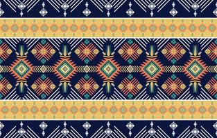 Geometric ethnic pattern seamless color oriental. vector