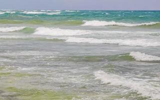 huracán 2021 tormenta tormenta tropical en playa del carmen méxico. foto