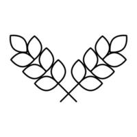 Perfect design icon of barley vector