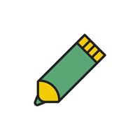 Whiteboard Marker Icon Vector Illustration