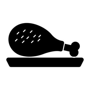 A perfect design icon of drumstick vector