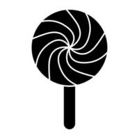 A unique design icon of lollipop vector