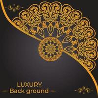 Luxury ornamental mandala background design template vector