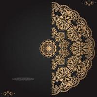 Luxury ornamental mandala background design template vector