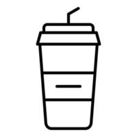 Coffee Takeaway Icon Style vector