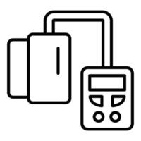 Blood Pressure Icon Style vector