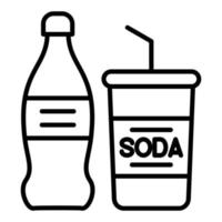 Soda Icon Style vector