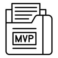 MVP Icon Style vector