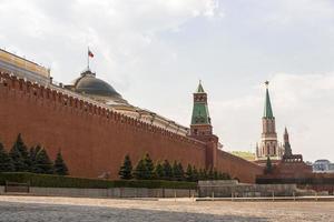 vista del mausoleo de lenin foto