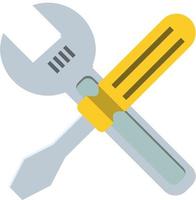 Tools icon vector in white background