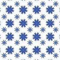 flowers seamless isolated simple pattern design vector