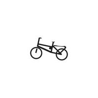 logotipo de icono de bicicleta vector