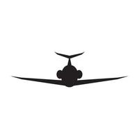 Airplane icon logo, vector design