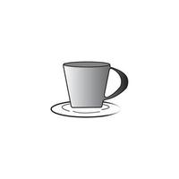 Cup icon logo vector