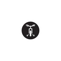 logotipo de icono de bicicleta vector