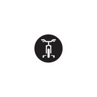 Bike icon logo vector