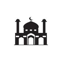 Mosque icon logo, vector design