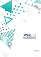 Covers templates set with bauhaus. memphis and hipster style graphic geometric elements. Applicable for placards. brochures. posters. covers and banners. Vector illustrations