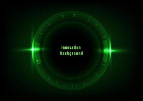 Green technology computer circuit design innovation concept vector background.