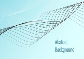 blue gradient abstract wave line, smooth pattern, communication technology cyberpunk curve concept, Internet network. vector