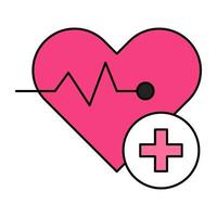 Perfect design icon of heart vector