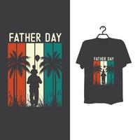 Father day t shirt template design. vector