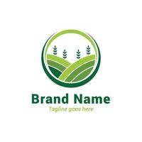 Agriculture logo design vector