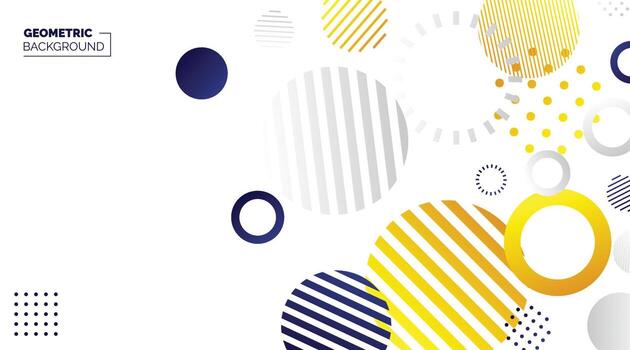 Colorful geometric Banner background. Minimal cover template design for web. Modern abstract background with geometric shapes and lines. Eps10 Vector