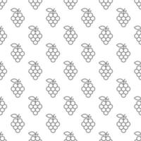 Grape seamless pattern background . vector