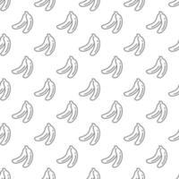 Banana seamless pattern background . vector