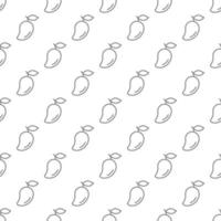 Mango seamless pattern background . vector
