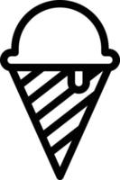 cone vector illustration on a background.Premium quality symbols.vector icons for concept and graphic design.