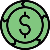 dollar vector illustration on a background.Premium quality symbols.vector icons for concept and graphic design.