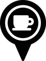 coffee location vector illustration on a background.Premium quality symbols.vector icons for concept and graphic design.