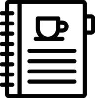 ilustración de vector de pedido de café en un fondo. símbolos de calidad premium. iconos vectoriales para concepto y diseño gráfico.