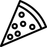 ilustración de vector de pizza en un fondo. símbolos de calidad premium. iconos vectoriales para concepto y diseño gráfico.