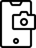 mobile camera vector illustration on a background.Premium quality symbols.vector icons for concept and graphic design.