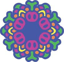 mandala abstracto para el fondo y otros vector