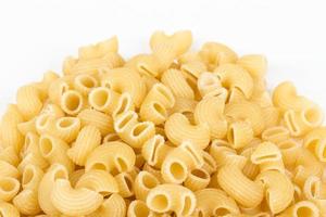 italian pasta macaroni isolated on white background photo