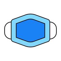 Modern design icon of face mask vector