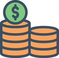 dollar vector illustration on a background.Premium quality symbols.vector icons for concept and graphic design.