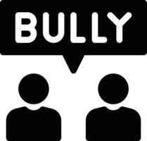 bully vector illustration on a background.Premium quality symbols.vector icons for concept and graphic design.