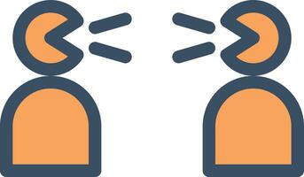 shout vector illustration on a background.Premium quality symbols.vector icons for concept and graphic design.