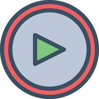 play vector illustration on a background.Premium quality symbols.vector icons for concept and graphic design.