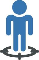 user vector illustration on a background.Premium quality symbols.vector icons for concept and graphic design.