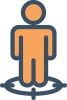 user vector illustration on a background.Premium quality symbols.vector icons for concept and graphic design.