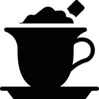 ilustración de vector de café en un fondo. símbolos de calidad premium. iconos vectoriales para concepto y diseño gráfico.